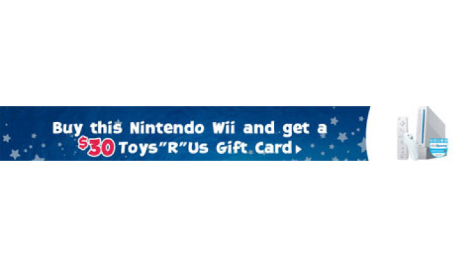 Toys R Us Canada Nintendo Wii Deal ($209.99 + Free Games + $30 Gift Card!)