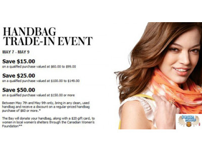 The Bay Trade-in Handbag Discount