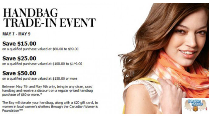 The Bay Trade-in Handbag Discount