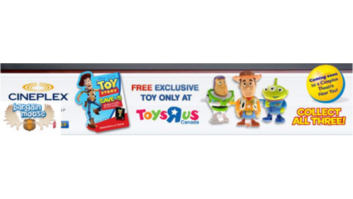 Free Toy Story 3 Toy @ Cineplex / Toys R Us Canada
