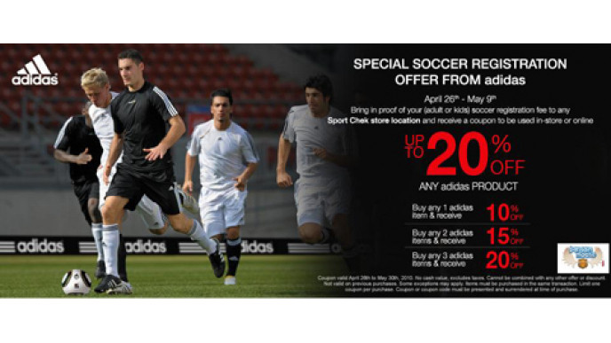 Sport Chek Adidas Soccer Promotion 
