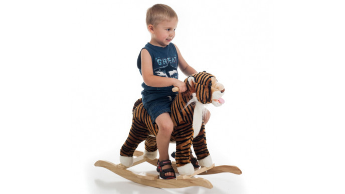 (Up to 58% off) Happy Trails Plush Rocking Animals from only $67 Shipped @ Amazon.ca!