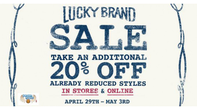 Lucky Brand Jeans Additional 20% Off