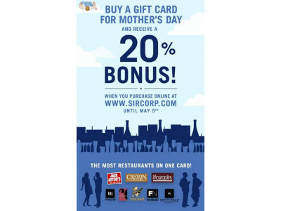 Service Inspired Restaurant Gift Card Bonus