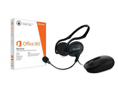 Microsoft Office 365 Personal & Wireless Mouse & PC Headset Was $100 | Now $59 & Free Shipping @ Direct Canada
