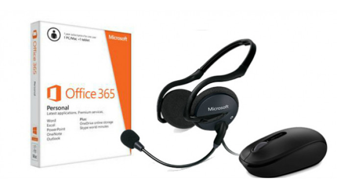 Microsoft Office 365 Personal & Wireless Mouse & PC Headset Was $100 | Now $59 & Free Shipping @ Direct Canada