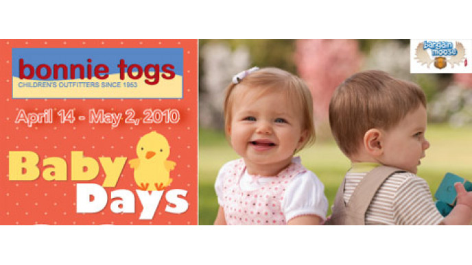 Bonnie Togs Canada: 20% Off Baby Days