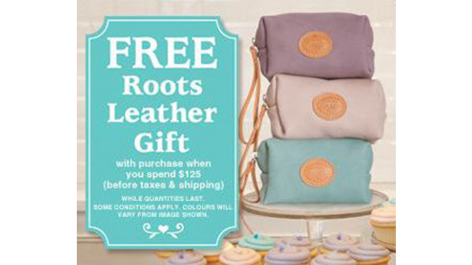 Roots Free Leather Gift With Purchase