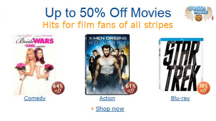 Amazon Canada DVD & Blu-Ray Sale