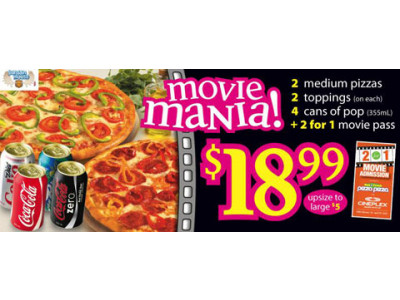 Pizza Pizza Cineplex Movie Passes (Expired)
