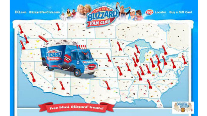 Dairy Queen Mini Blizzard Free Sample Tour (Vancouver, Calgary, Toronto Only)