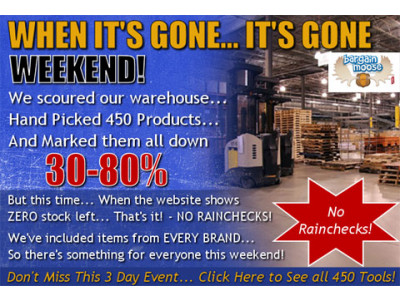 Boss Tools Canada Discount Weekend