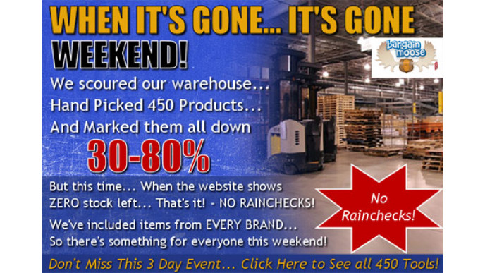 Boss Tools Canada Discount Weekend