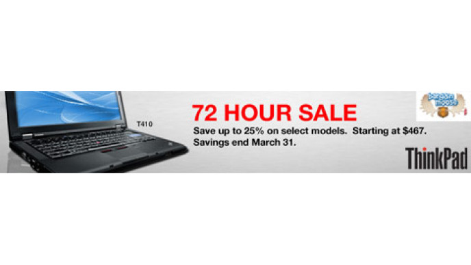 Lenovo Canada 72 Hour Sale