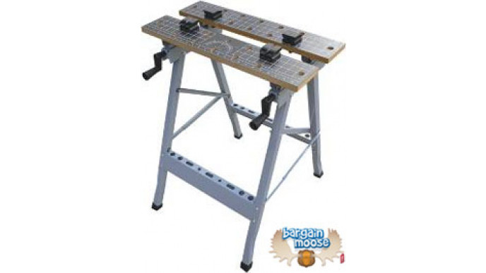 Folding Worktable with Clamps $20 @ XS Cargo
