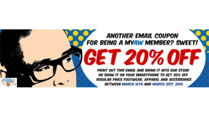 Athlete's World Coupon: 20% Discount In-Store!