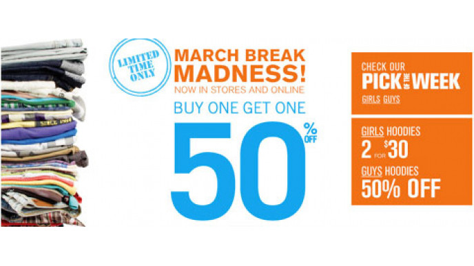 Bluenotes Canada: Buy 1 Get 1 Half Price & Free Shipping Online