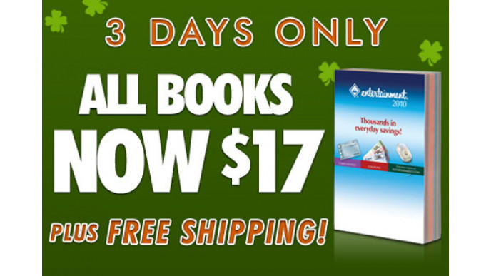 Entertainment Book $17 & Free Shipping