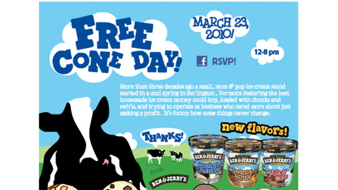 Ben And Jerrys Free Cone Day 2010 (ON, BC & QC)