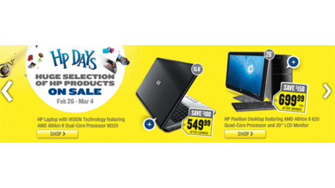Best Buy Canada: HP Days!