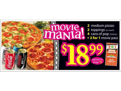 Pizza Pizza Ontario Movie Mania (ON Only)