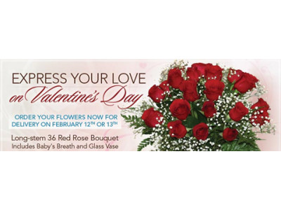 Valentine's Day Ideas: 36 Roses For $75 @ Costco