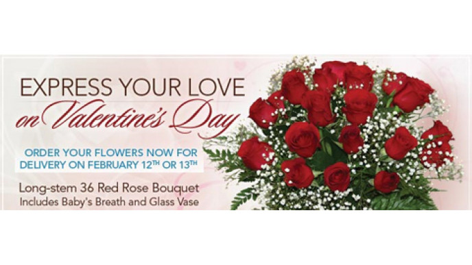 Valentine's Day Ideas: 36 Roses For $75 @ Costco