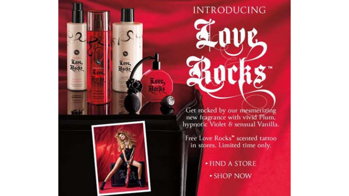 Canadian Freebies: Victoria's Secret Free Love Rocks Scented Tattoo (ON Only)