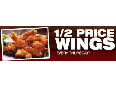Kelsey's Canada Wings Deals