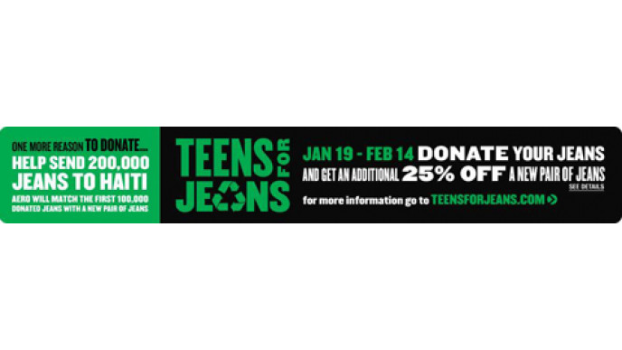 Aeropostale Canada 3rd Annual Teens for Jeans