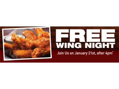 Kelsey’s Canada Free Wing Night