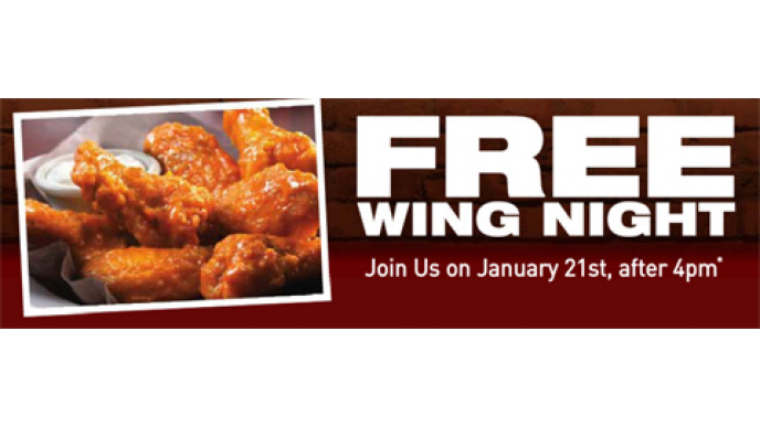 Kelsey’s Canada Free Wing Night