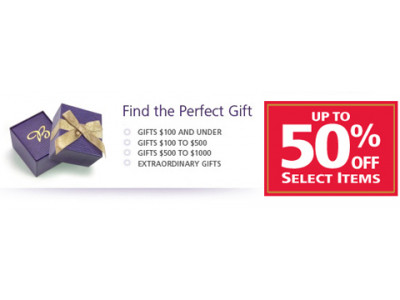 Ben Moss Jewellers 50% Sale Now On