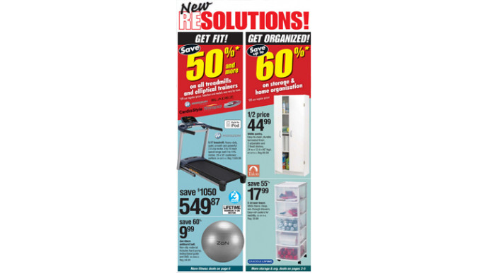 Canadian Tire: 50% Off Fitness & 60% Off Storage