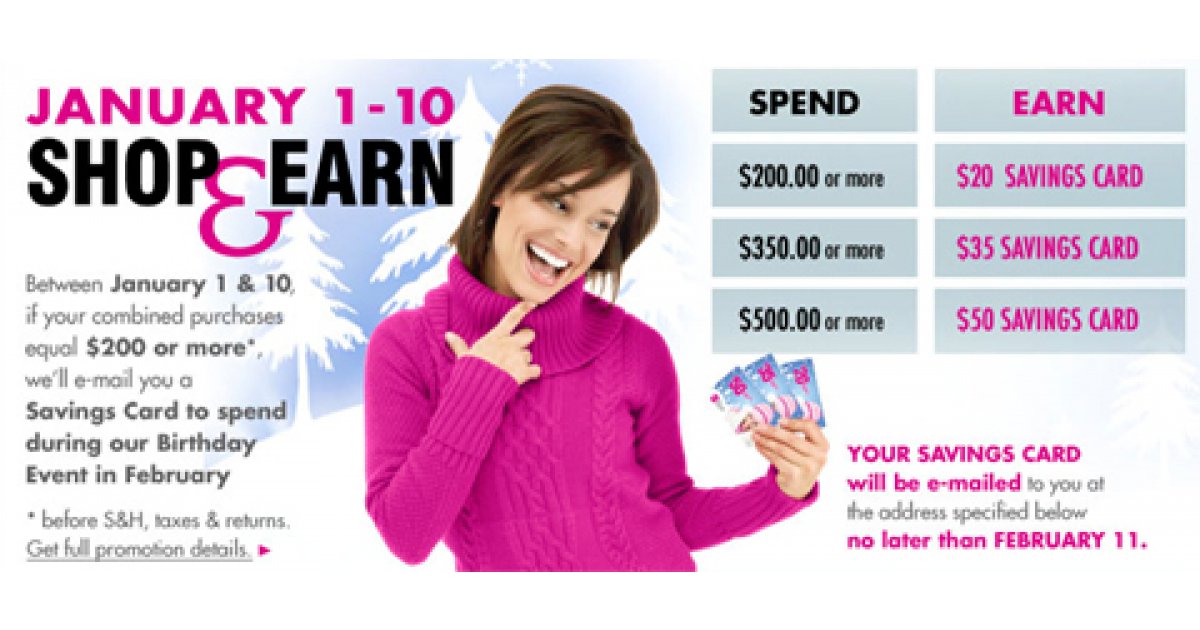 The Shopping Channel Canada Shop & Earn!