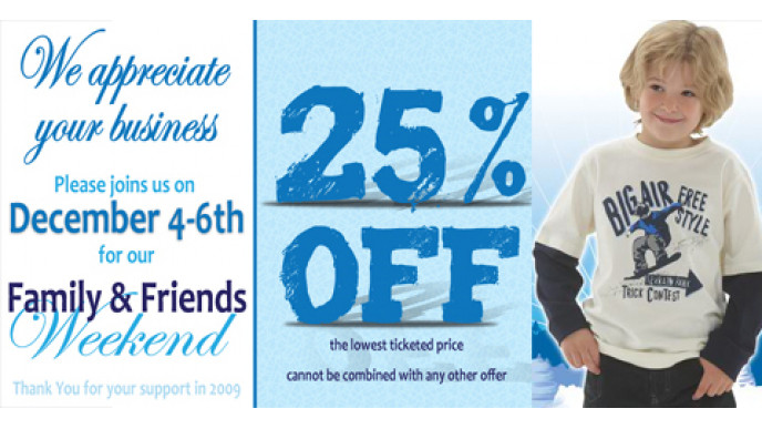 Bonnie Togs Canada: 25% Discount Friends & Family Sale!