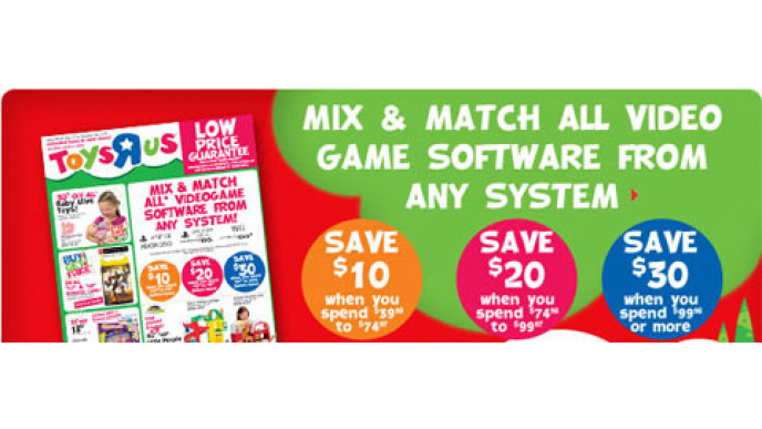 ToysRus Canada: Video Game Discount!