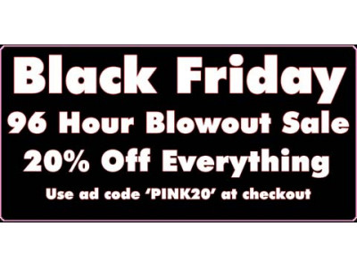 Pink Cherry Canada: Black Friday 20% Sale! 