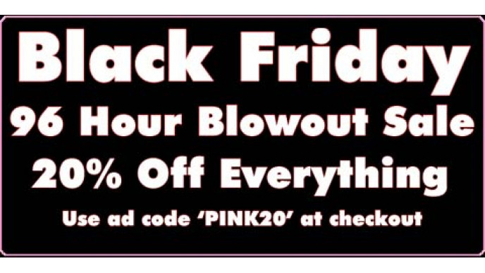 Pink Cherry Canada: Black Friday 20% Sale! 