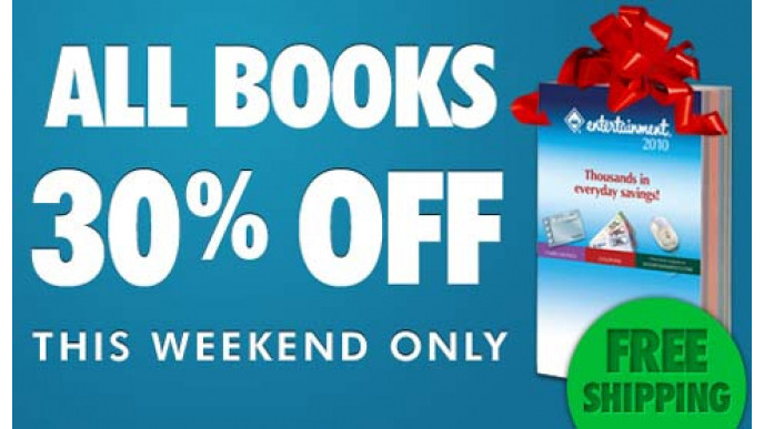 Entertainment Book Canada: 30% Off & Free Shipping!