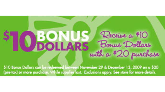 Claires Canada: $10 Bonus Dollars On $20 Spend