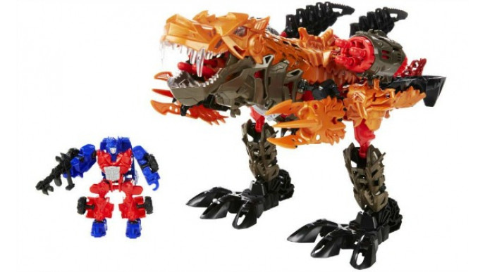 Transformers Construct-Bots Dinofire Grimlock & Optimus Prime Set Was $45 | Now $18 @ Amazon.ca