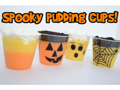 Frugalicious Spooky Pudding Cups