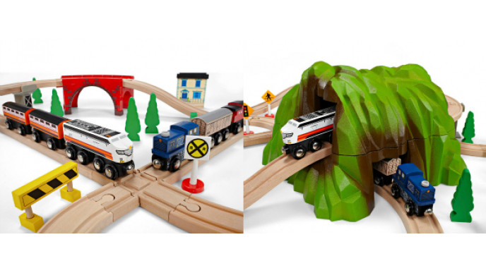 50% Off Mountain Pass Railroad Train Set Was $120 | Now $60 & $10 Shipping Credit @ Toys R Us