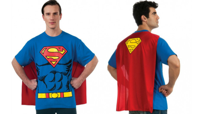 Superman Costume T-Shirt with Cape Was $32 | Now $14 @ Amazon.ca
