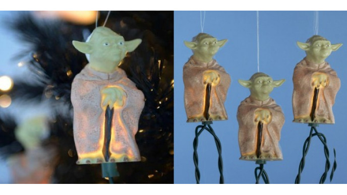 Retro Festive Canada: Star Wars Yoda Christmas Lights Were $30 | Now $20
