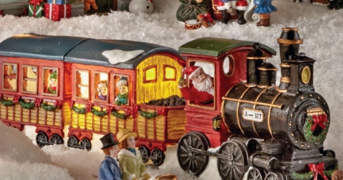 Sears Canada: Village Collection Train With Lights Was $46 | Now $24