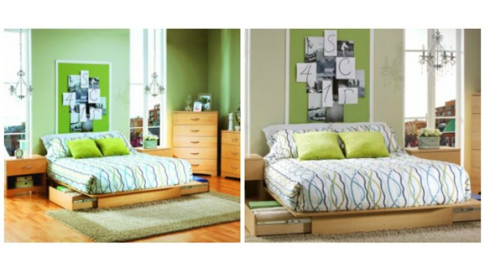 South Shore Platform Queen Bed Now $150 (Was $258) @ Amazon.ca