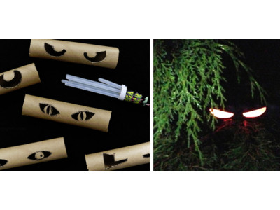 Crafty Halloween: Spooky Glowing Eyes! 