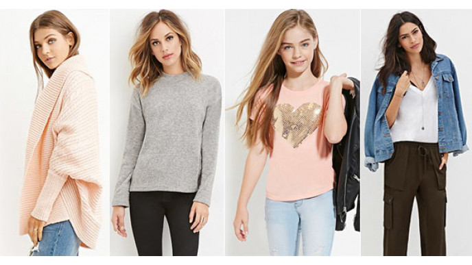 Clothing from $3 & Accessories from $1 + Free Shipping on ALL Orders @ Forever 21